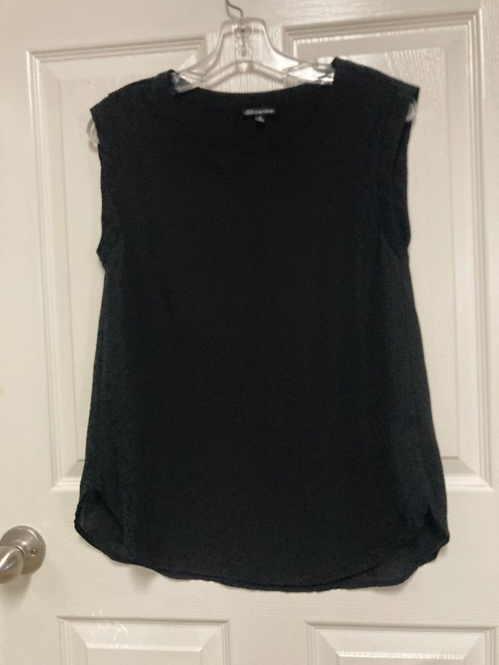 Shinestar blouse sleeveless black size medium Women's